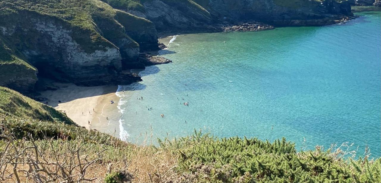 Polrunny Farm Seaberry Cottage With A Sea View And Log Burner Boscastle Εξωτερικό φωτογραφία