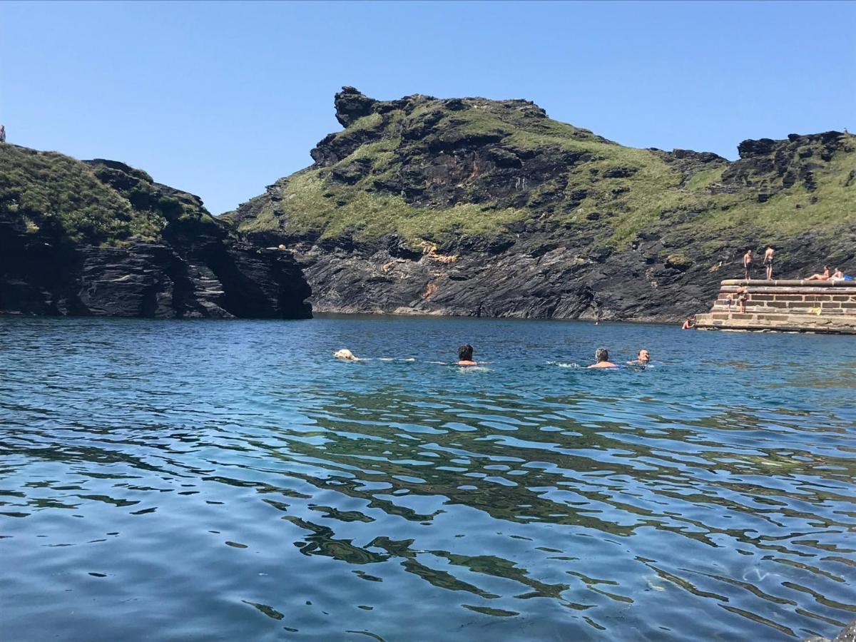 Polrunny Farm Seaberry Cottage With A Sea View And Log Burner Boscastle Εξωτερικό φωτογραφία
